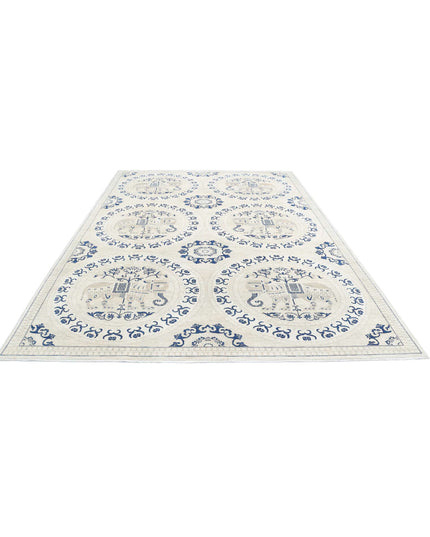 Serenity 8' 2" X 11' 4" Hand Knotted Wool Rug 8' 2" X 11' 4" (249 X 345) / Brown / Wool