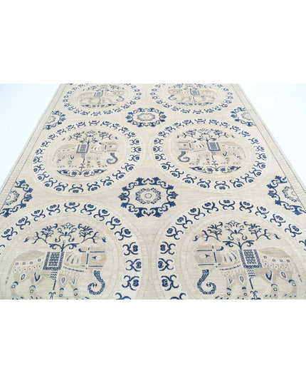 Serenity 8' 2" X 11' 4" Hand Knotted Wool Rug 8' 2" X 11' 4" (249 X 345) / Brown / Wool