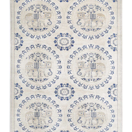 Serenity 8' 2" X 11' 4" Hand Knotted Wool Rug 8' 2" X 11' 4" (249 X 345) / Brown / Wool