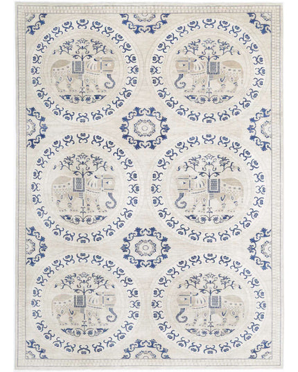 Serenity 8' 2" X 11' 4" Hand Knotted Wool Rug 8' 2" X 11' 4" (249 X 345) / Brown / Wool