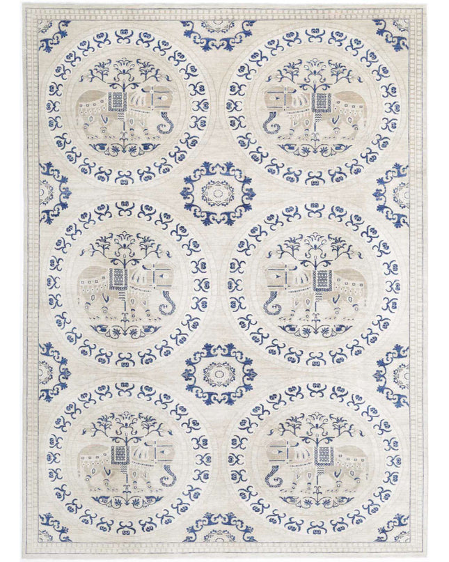 Serenity 8' 2" X 11' 4" Hand Knotted Wool Rug 8' 2" X 11' 4" (249 X 345) / Brown / Wool