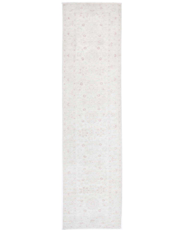 Serenity 2' 10" X 12' 3" Hand Knotted Wool Rug 2' 10" X 12' 3" (86 X 373) / Ivory / Wool