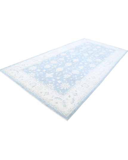 Serenity 6' 6" X 13' 1" Hand Knotted Wool Rug 6' 6" X 13' 1" (198 X 399) / Blue / Wool