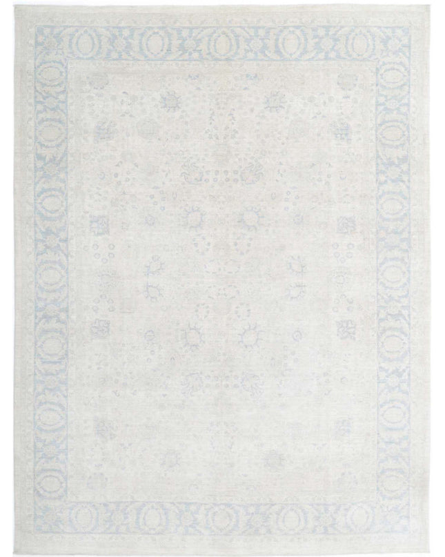 Serenity 9' 0" X 12' 0" Hand Knotted Wool Rug 9' 0" X 12' 0" (274 X 366) / Ivory / Wool