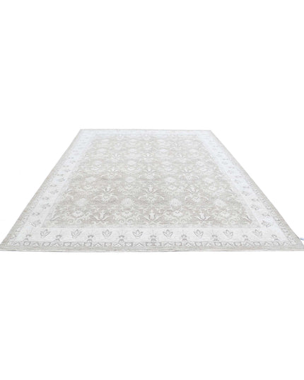 Serenity 8' 9" X 11' 8" Hand Knotted Wool Rug 8' 9" X 11' 8" (267 X 356) / Taupe / Wool