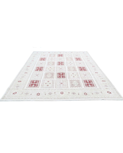 Serenity 8' 1" X 11' 2" Hand Knotted Wool Rug 8' 1" X 11' 2" (246 X 340) / Ivory / Wool