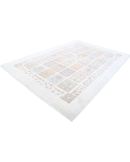 Serenity 8' 1" X 11' 10" Hand Knotted Wool Rug 8' 1" X 11' 10" (246 X 361) / Ivory / Wool