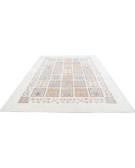 Serenity 8' 1" X 11' 10" Hand Knotted Wool Rug 8' 1" X 11' 10" (246 X 361) / Ivory / Wool