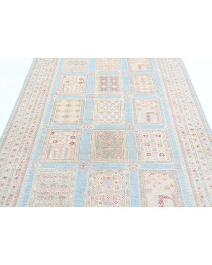 Serenity 5' 7" X 7' 11" Hand Knotted Wool Rug 5' 7" X 7' 11" (170 X 241) / Blue / Wool