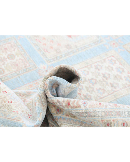 Serenity 5' 7" X 7' 11" Hand Knotted Wool Rug 5' 7" X 7' 11" (170 X 241) / Blue / Wool