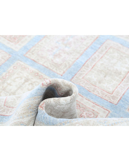 Serenity 5' 6" X 7' 10" Hand Knotted Wool Rug 5' 6" X 7' 10" (168 X 239) / Blue / Wool