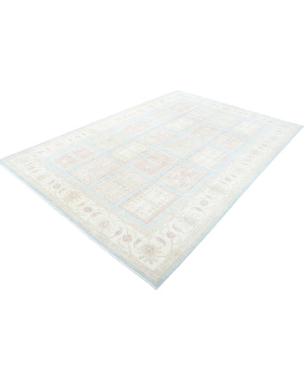 Serenity 6' 8" X 9' 8" Hand Knotted Wool Rug 6' 8" X 9' 8" (203 X 295) / Blue / Wool