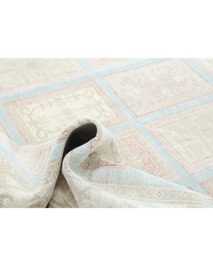 Serenity 6' 8" X 9' 8" Hand Knotted Wool Rug 6' 8" X 9' 8" (203 X 295) / Blue / Wool