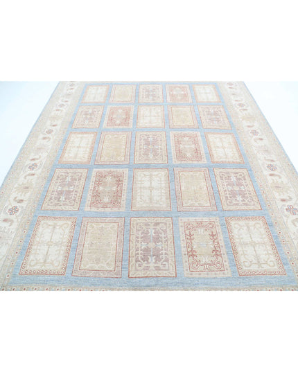 Serenity 8' 1" X 10' 11" Hand Knotted Wool Rug 8' 1" X 10' 11" (246 X 333) / Blue / Wool