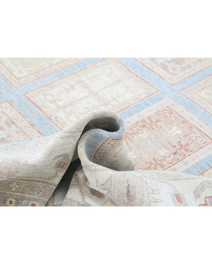 Serenity 8' 1" X 10' 11" Hand Knotted Wool Rug 8' 1" X 10' 11" (246 X 333) / Blue / Wool