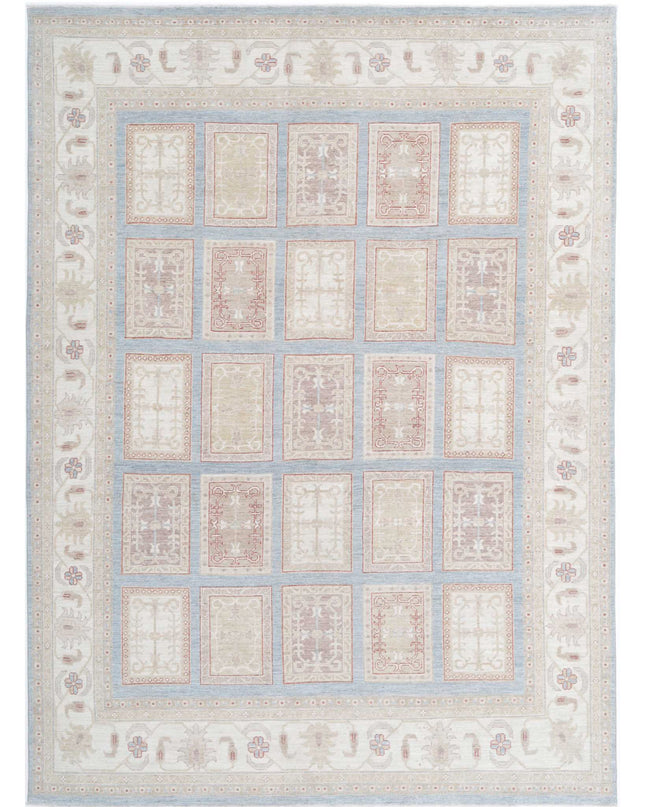 Serenity 8' 1" X 10' 11" Hand Knotted Wool Rug 8' 1" X 10' 11" (246 X 333) / Blue / Wool