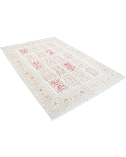 Serenity 5' 6" X 8' 0" Hand Knotted Wool Rug 5' 6" X 8' 0" (168 X 244) / Ivory / Wool