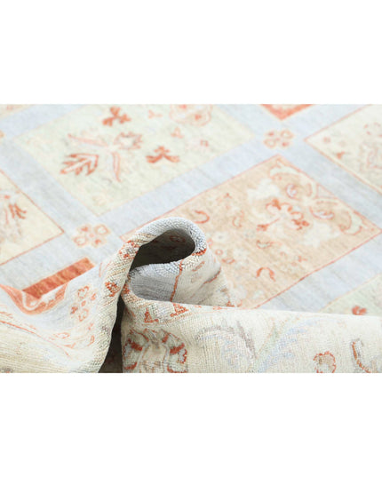 Serenity 5' 7" X 8' 6" Hand Knotted Wool Rug 5' 7" X 8' 6" (170 X 259) / Blue / Wool