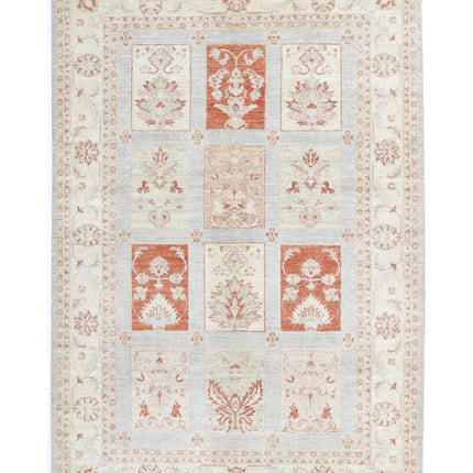 Serenity 5' 7" X 8' 6" Hand Knotted Wool Rug 5' 7" X 8' 6" (170 X 259) / Blue / Wool