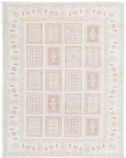Serenity 5' 6" X 7' 1" Hand Knotted Wool Rug 5' 6" X 7' 1" (168 X 216) / Ivory / Wool
