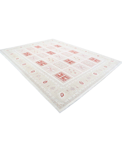 Serenity 9' 7" X 12' 6" Hand Knotted Wool Rug 9' 7" X 12' 6" (292 X 381) / Ivory / Wool