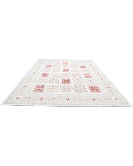 Serenity 9' 7" X 12' 6" Hand Knotted Wool Rug 9' 7" X 12' 6" (292 X 381) / Ivory / Wool