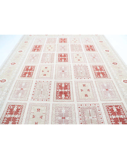 Serenity 9' 7" X 12' 6" Hand Knotted Wool Rug 9' 7" X 12' 6" (292 X 381) / Ivory / Wool