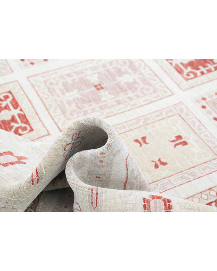 Serenity 9' 7" X 12' 6" Hand Knotted Wool Rug 9' 7" X 12' 6" (292 X 381) / Ivory / Wool