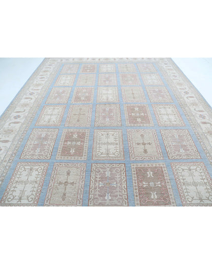 Serenity 9' 10" X 13' 0" Hand Knotted Wool Rug 9' 10" X 13' 0" (300 X 396) / Blue / Wool
