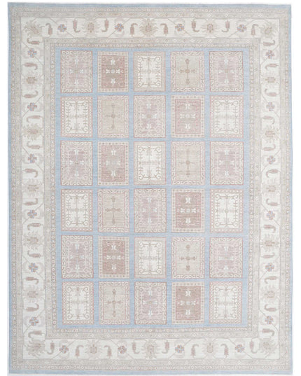 Serenity 9' 10" X 13' 0" Hand Knotted Wool Rug 9' 10" X 13' 0" (300 X 396) / Blue / Wool