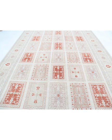 Serenity 9' 8" X 13' 8" Hand Knotted Wool Rug 9' 8" X 13' 8" (295 X 417) / Ivory / Wool