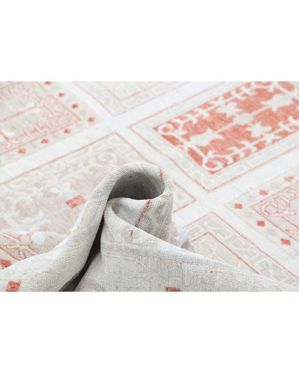 Serenity 9' 8" X 13' 8" Hand Knotted Wool Rug 9' 8" X 13' 8" (295 X 417) / Ivory / Wool