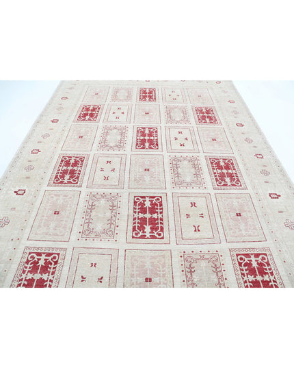 Serenity 8' 0" X 11' 1" Hand Knotted Wool Rug 8' 0" X 11' 1" (244 X 338) / Ivory / Wool