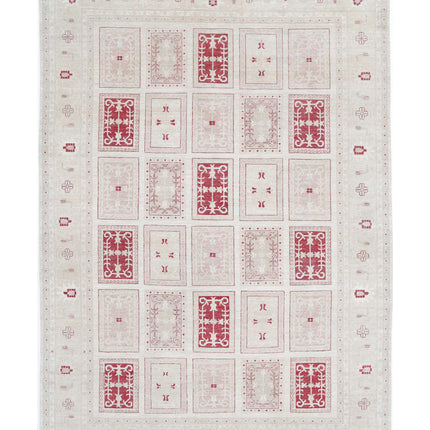 Serenity 8' 0" X 11' 1" Hand Knotted Wool Rug 8' 0" X 11' 1" (244 X 338) / Ivory / Wool