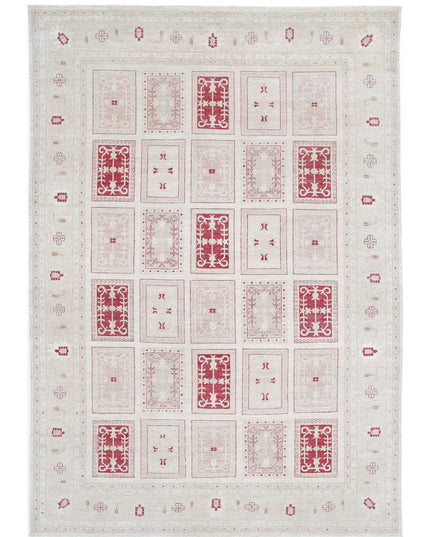Serenity 8' 0" X 11' 1" Hand Knotted Wool Rug 8' 0" X 11' 1" (244 X 338) / Ivory / Wool