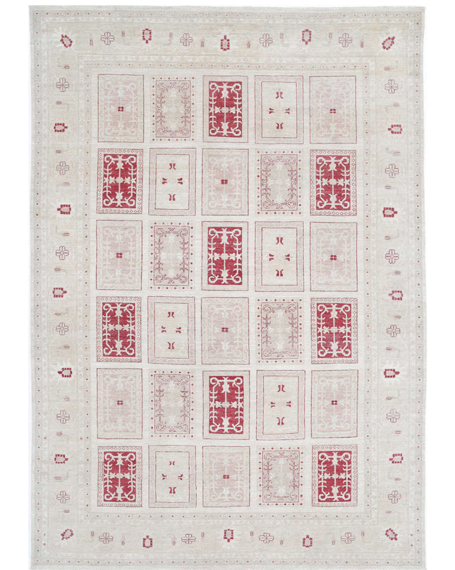 Serenity 8' 0" X 11' 1" Hand Knotted Wool Rug 8' 0" X 11' 1" (244 X 338) / Ivory / Wool