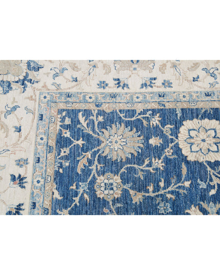 Serenity 9' 9" X 21' 1" Hand Knotted Wool Rug 9' 9" X 21' 1" (297 X 643) / Blue / Wool