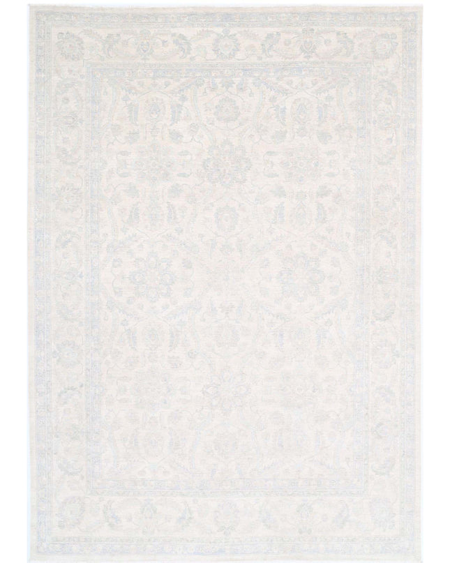 Serenity 10' 0" X 14' 2" Hand Knotted Wool Rug 10' 0" X 14' 2" (305 X 432) / Ivory / Wool