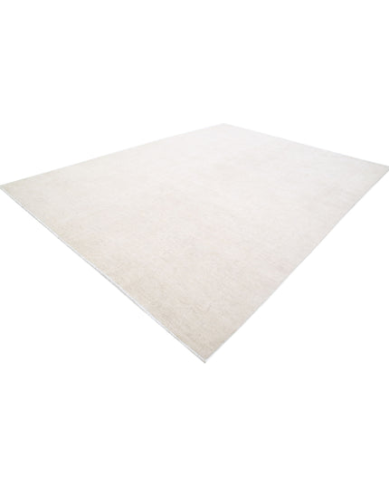 Serenity 9' 9" X 13' 0" Hand Knotted Wool Rug 9' 9" X 13' 0" (297 X 396) / Ivory / Wool