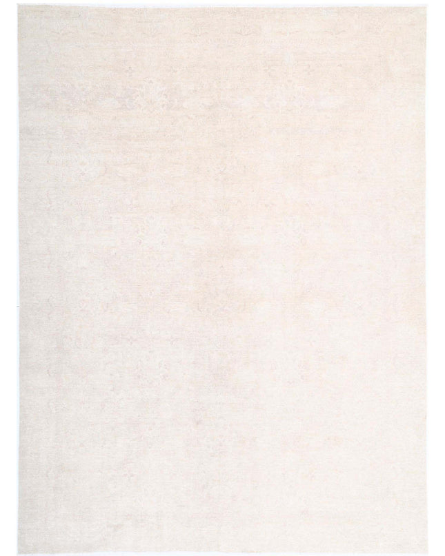 Serenity 9' 9" X 13' 0" Hand Knotted Wool Rug 9' 9" X 13' 0" (297 X 396) / Ivory / Wool