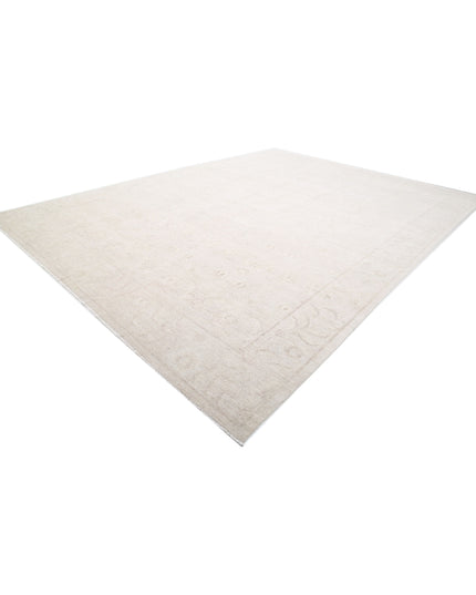 Serenity 12' 10" X 17' 2" Hand Knotted Wool Rug 12' 10" X 17' 2" (391 X 523) / Grey / Wool