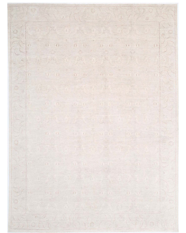 Serenity 12' 10" X 17' 2" Hand Knotted Wool Rug 12' 10" X 17' 2" (391 X 523) / Grey / Wool