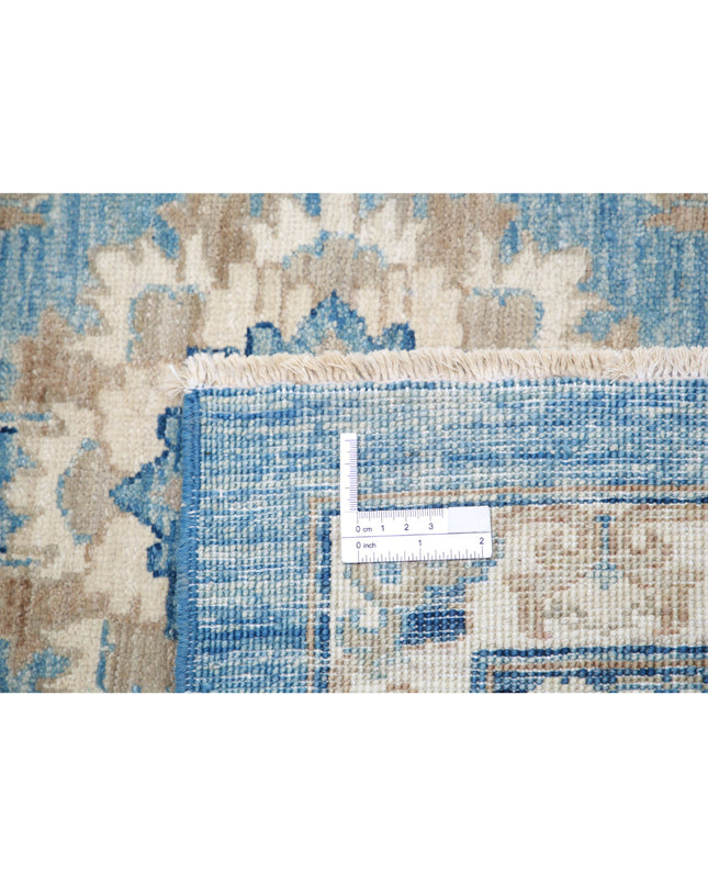 Serenity 13' 2" X 16' 10" Hand Knotted Wool Rug 13' 2" X 16' 10" (401 X 513) / Blue / Wool