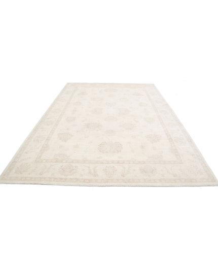 Serenity 8' 2" X 11' 5" Hand Knotted Wool Rug 8' 2" X 11' 5" (249 X 348) / Ivory / Wool