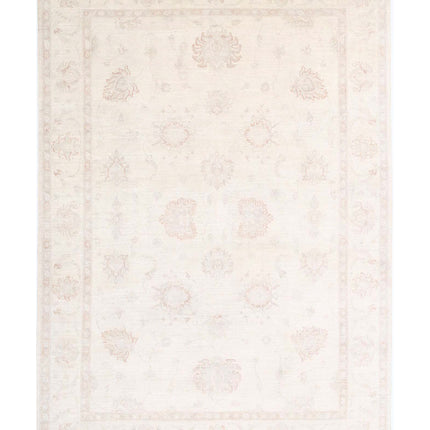 Serenity 8' 2" X 11' 5" Hand Knotted Wool Rug 8' 2" X 11' 5" (249 X 348) / Ivory / Wool