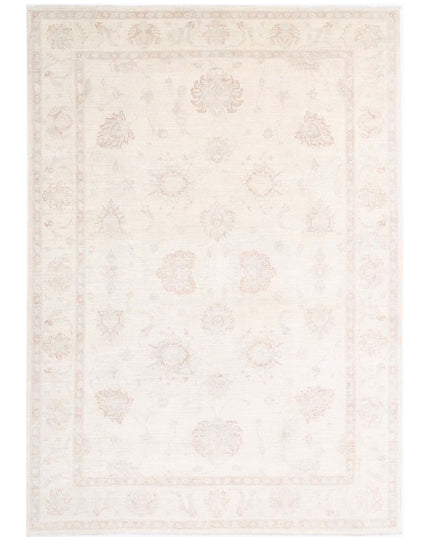 Serenity 8' 2" X 11' 5" Hand Knotted Wool Rug 8' 2" X 11' 5" (249 X 348) / Ivory / Wool