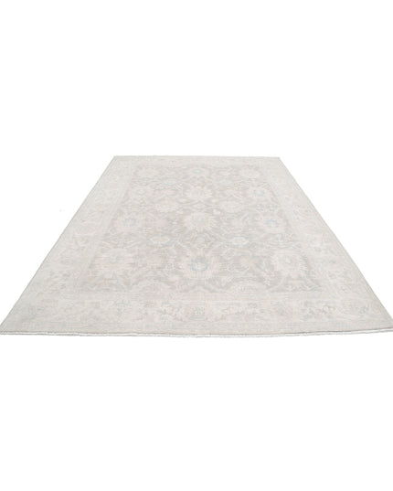 Serenity 8' 4" X 11' 1" Hand Knotted Wool Rug 8' 4" X 11' 1" (254 X 338) / Ivory / Wool