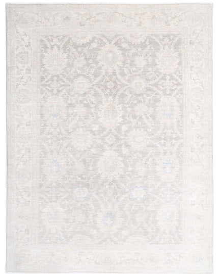 Serenity 8' 4" X 11' 1" Hand Knotted Wool Rug 8' 4" X 11' 1" (254 X 338) / Ivory / Wool