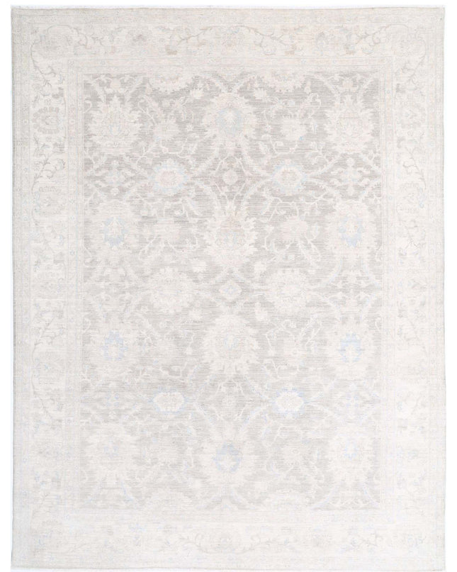 Serenity 8' 4" X 11' 1" Hand Knotted Wool Rug 8' 4" X 11' 1" (254 X 338) / Ivory / Wool
