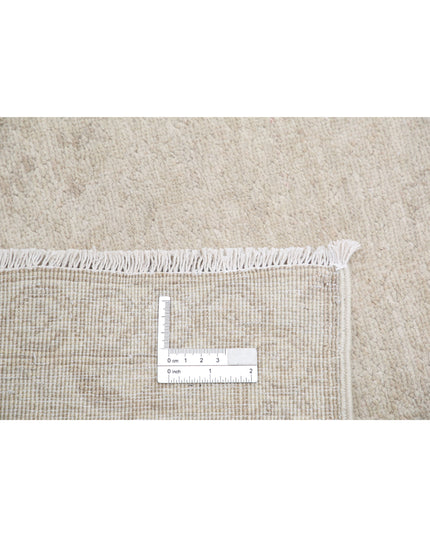 Serenity 3' 0" X 9' 10" Hand Knotted Wool Rug 3' 0" X 9' 10" (91 X 300) / Ivory / Wool